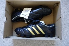 Football Boots Adidas Adipure ii Black/Gold (2009) Size 7.5UK FG