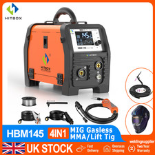 Portable 4 in 1 Gasless MIG Welder IGBT TIG/MIG/Stick Welding Machine For DIYers