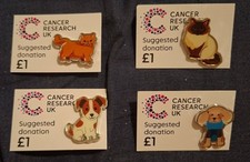 Charity pin badges cancer