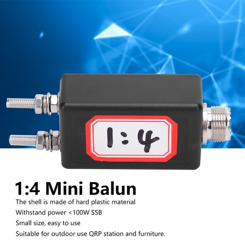 Qrp mini balun 100w - 100w, 1:4