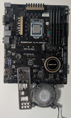 Motherboard cpu bundle biostar - motherboard,