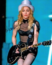 Original Signed Photo of Madonna 10x8 + COA