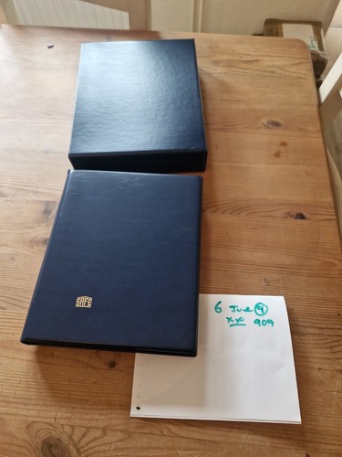 Stamp albums with stamps thick - stamp,