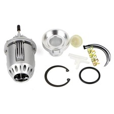 HKS CAR SQV 4 TURBO BLOW OFF VALVE PULL-TYPE SSQV BOV WITH ADAPTER SILVER