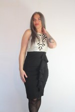 Dorothy Perkins black frill