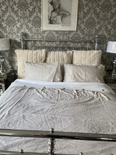 Revert brown and white Double size Pattern duvet cover and 2￼ pillowcases
