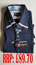 Men's 7Camicie BLUE 2 BUTTON