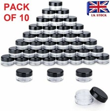 10x 5ml Sample Pots Black