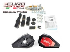Hyosung GT 650 Naked / GT 650S RD Motorcycle Siding Pad Kit - SL01 Black