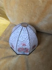 Vintage Glass Lampshade white