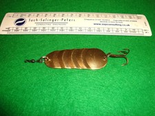 Shakespeare spoon 17g. Bygone lure.Bygone or old fishing tackle. Spinning lure
