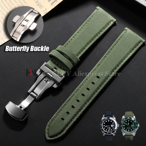 Sailcloth watch strap 20mm - sailcloth,