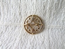 VINTAGE, SCOTTISH, 9CT GOLD, OLA GORIE, ST MAGNUS BROOCH, EDIN H/MARKS, 6.04gs