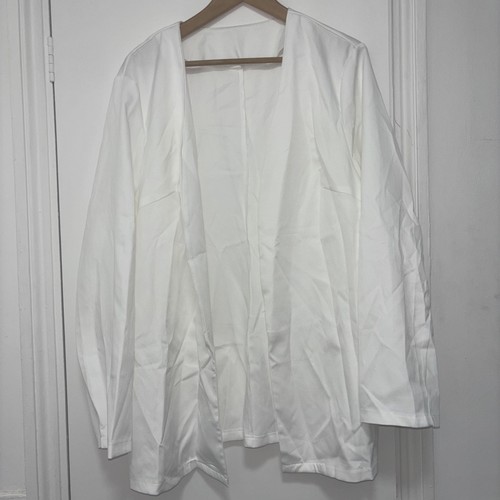 Women white jacket size - white,