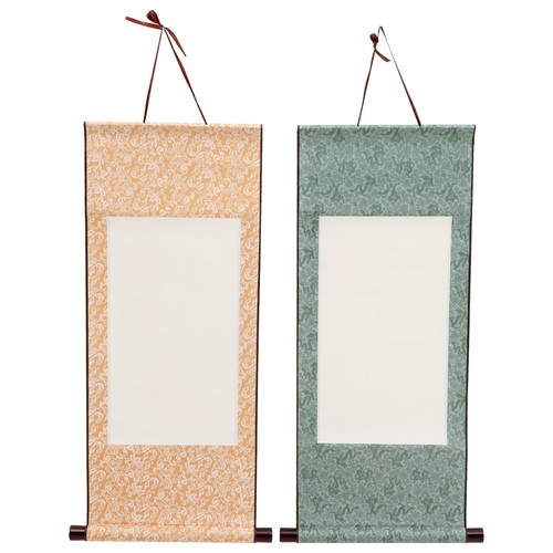 2pcs blank scroll for - for, painting