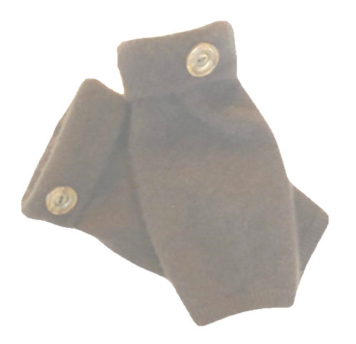 Fingerless gloves brown dark - brown,