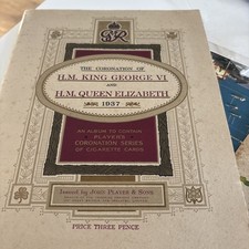 Players Cigarette Cards the Coronation of H.M. King George VI, Set of 48