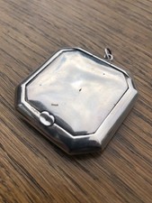 Stirling Silver Chatelaine Powder Compact Crisford & Norris Birmingham 1922