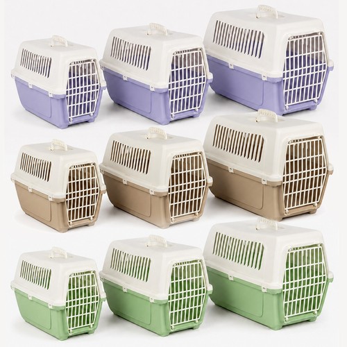 Plastic pet carrier - plastic, vented
