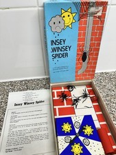 vintage 1975 orchard game Incy Wincy Spider board game rare vixed complete