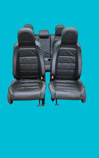VW GOLF MK5 2006 R32 5DR SET OF LEATHER SEATS IN BLACK