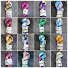 4 Ply Yarn Merino Silk Fingering Sock 100g Hand Dyed wool knitting crochet