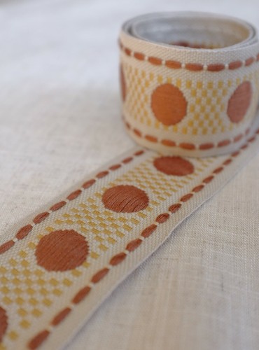 Retro fabric braid trim - retro,