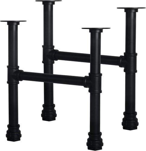 Rustic iron pipe legs - 16",