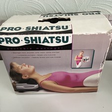Pro Shiatsu Portable Massager Neck Back Pain Relief - Fully Working - Boxed