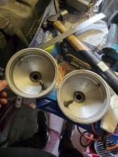 Pair Of Front Offset Rims For Cadet Go Kart Karting