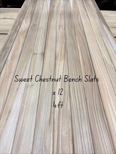 Planed sweet chestnut hardwood - sweet,