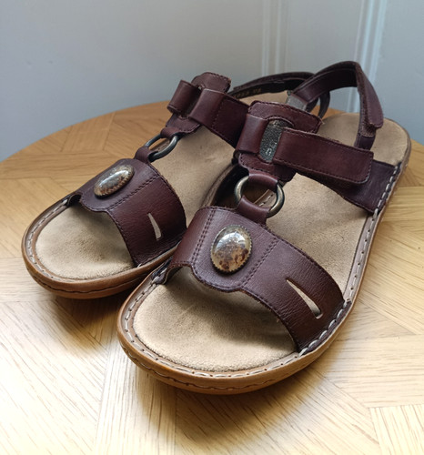 Rieker regina brown - brown, leather