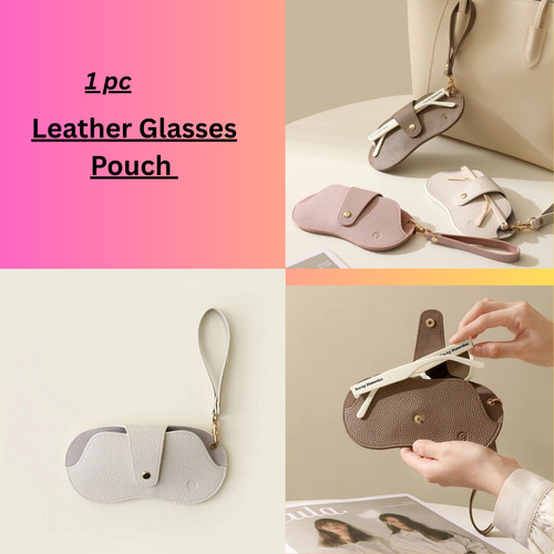 Soft leather glasses - leather,