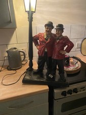 Vintage Laurel And Hardy Lamp Large