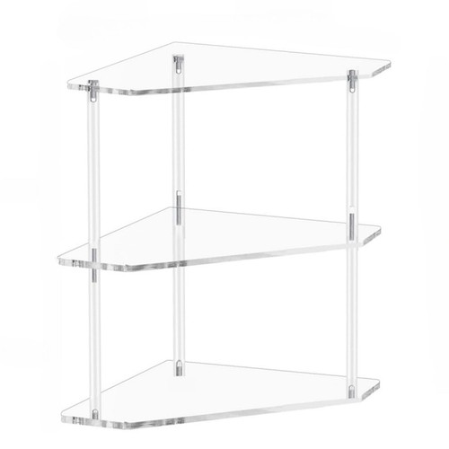 Acrylic corner side table - corner,