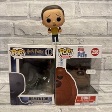 Funko Pop Duke 296, Dementor 18 & Morty #113 Bundle