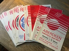 ABERDEEN HOME programmes 1960s
