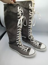 Converse Grey knee high boots Size 7 40 Chuck Taylor All Stars 