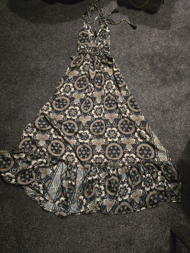 Bohemian halter neck maxi - bohemian,