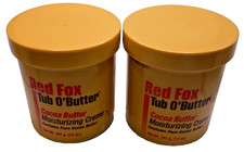 (2) Red Fox Tub O' Butter