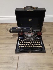 Antique Underwood Standard Portable Typewriter For Spares And Repairs