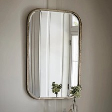 Logan Rectangular Wall Mirror in Champagne 96cm x 66cm