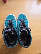 VANS Off The Wall Size 4 Turquoise Blue Lace Up Shoes