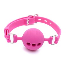 Lockable bondage ball gag - bondage,