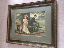 Antique Marcus Stone Framed
