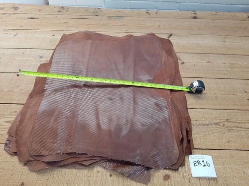 Brown pig italian leather - pig,
