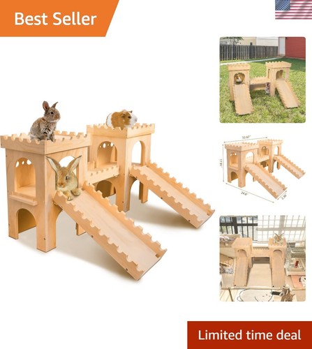 Extra large wooden rabbit - large,