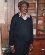 Black Man Standing Display