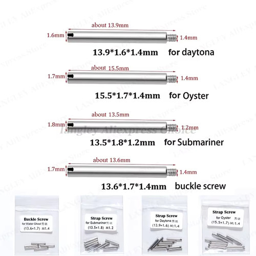 Watch strap screws spring - watch,