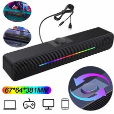 USB 3.5mm Wired TV Soundbar
